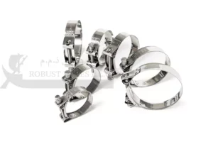 Stainless steel spring hose clamp