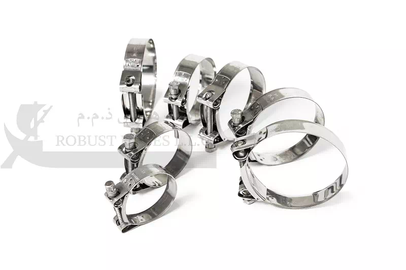 Stainless steel spring hose clamp